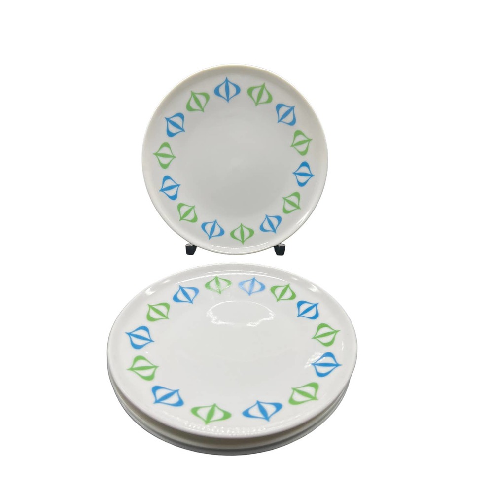 Vintage Jackson Internationale Contempri Paul McCobb Set of 4 Salad Plates MCM